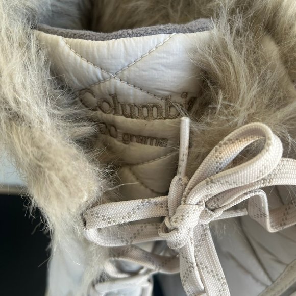 Columbia Women's Mix Mid III Waterproof White Winter Boots Size 10 YL5164-920 - Picture 8 of 11